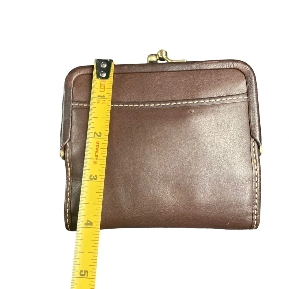 Coach vintage mahagony brown small clutch wallet - Picture 3 of 16